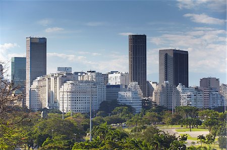 rio skyline - View of downtown skyscrapers, Centro, Rio de Janeiro, Brazil, South America Stock Photo - Rights-Managed, Code: 841-06501589