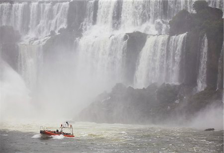 simsearch:841-06501835,k - Tourist boat at Iguazu Falls, Iguazu National Park, UNESCO World Heritage Site, Misiones, Argentina, South America Stock Photo - Rights-Managed, Code: 841-06501839