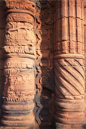 simsearch:841-07206105,k - Details on pillars at ruins of mission at San Ignacio Mini, UNESCO World Heritage Site, Misiones, Argentina, South America Stock Photo - Rights-Managed, Code: 841-06501849