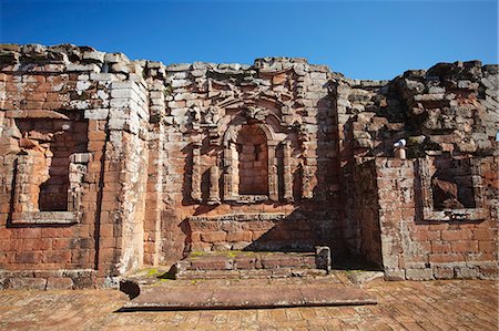 simsearch:841-07206105,k - Ruins of Jesuit mission at Trinidad (La Santisima Trinidad de Parana), UNESCO World Heritage Site, Parana Plateau, Paraguay, South America Stock Photo - Rights-Managed, Code: 841-06501854