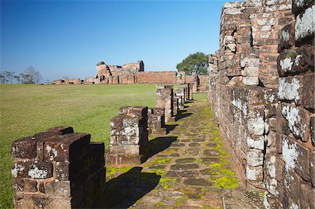 simsearch:841-07206105,k - Ruins of Jesuit mission at Trinidad (La Santisima Trinidad de Parana), UNESCO World Heritage Site, Parana Plateau, Paraguay, South America Stock Photo - Rights-Managed, Code: 841-06501852