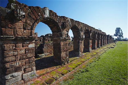 remain - Ruins of Jesuit mission at Trinidad (La Santisima Trinidad de Parana), UNESCO World Heritage Site, Parana Plateau, Paraguay, South America Stock Photo - Rights-Managed, Code: 841-06501853