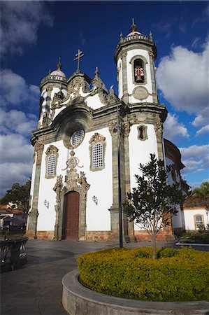 simsearch:841-07083026,k - Sao Francisco de Assis (St. Francis of Assisi) Church, Sao Joao del Rei, Minas Gerais, Brazil, South America Photographie de stock - Rights-Managed, Code: 841-06501974