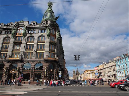 st petersburg - Nevsky Prospekt, St. Petersburg, Russia, Europe Stock Photo - Rights-Managed, Code: 841-06501985