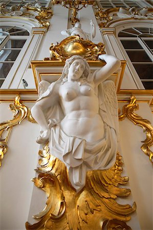 Statue, Honor staircase, Hermitage Museum, St. Petersburg, Russia, Europe Stock Photo - Rights-Managed, Code: 841-06502240