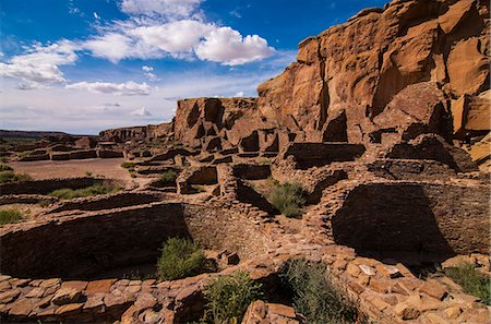 simsearch:841-06502522,k - Chaco ruins in the Chaco Culture National Historic Park, UNESCO World Heritage Site, New Mexico, United States of America, North America Stock Photo - Rights-Managed, Code: 841-06502474