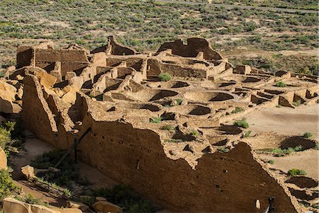 simsearch:841-06445420,k - Chaco ruins in the Chaco Culture National Historic Park, UNESCO World Heritage Site, New Mexico, United States of America, North America Stock Photo - Rights-Managed, Code: 841-06502478