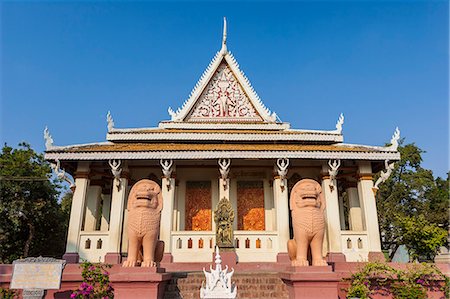 simsearch:841-07523329,k - Wat Phnom (Temple of the Mountains) (Mountain Pagoda), Phnom Penh, Cambodia, Indochina, Southeast Asia, Asia Foto de stock - Con derechos protegidos, Código: 841-06502584