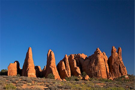 Rock formation, Devils Garden Trailhead, Arches National Park, Moab, Utah, United States of America, North America Stock Photo - Rights-Managed, Code: 841-06502759