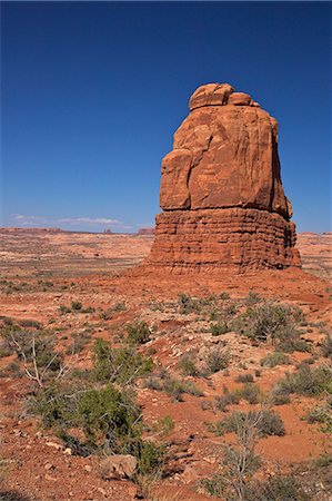 Rock formation, Courthouse Towers area, Arches National Park, Utah, United States of America, North America Stock Photo - Rights-Managed, Code: 841-06502752