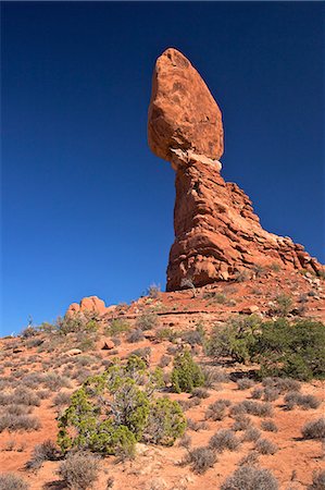 Balanced Rock, Arches National Park, Moab, Utah, United States of America, North America Stock Photo - Rights-Managed, Code: 841-06502753