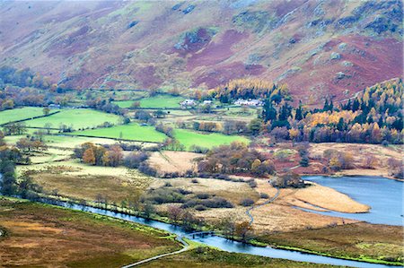 simsearch:841-07590500,k - Borrowdale in autumn from Surprise View in Ashness Woods near Grange, Lake District National Park, Cumbria, England, United Kingdom, Europe Stock Photo - Rights-Managed, Code: 841-06503045