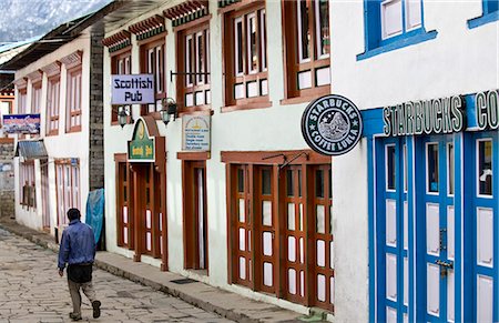 street scene asia - Lukla, Solu Khumbu (Everest) Region, Nepal, Asia Foto de stock - Con derechos protegidos, Código: 841-06503172