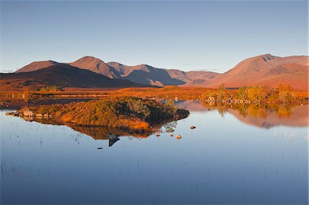 simsearch:841-06449943,k - Lochan na h-Achlaise reflecting the surrounding mountains on Rannoch Moor, a Site of Special Scientific Interest, Scotland, United Kingdom, Europe Stock Photo - Rights-Managed, Code: 841-06503265