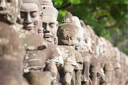 simsearch:841-07523329,k - South Gate to Angkor Thom, Angkor, UNESCO World Heritage Site, Siem Reap, Cambodia, Indochina, Southeast Asia, Asia Foto de stock - Con derechos protegidos, Código: 841-06503376
