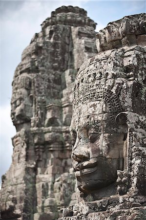 The Bayon, Angkor Thom, Angkor, UNESCO World Heritage Site, Siem Reap, Cambodia, Indochina, Southeast Asia, Asia Stock Photo - Rights-Managed, Code: 841-06503389