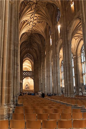 simsearch:841-06501064,k - Inside Canterbury Cathedral, UNESCO World Heritage Site, Canterbury, Kent, England, United Kingdom, Europe Stock Photo - Rights-Managed, Code: 841-06804388