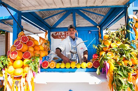 Fresh orange juice vendor, Essaouira, formerly Mogador, Morocco, North Africa, Africa Stock Photo - Rights-Managed, Code: 841-06804549