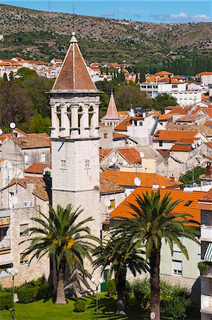 st michael - St. Michael Monastery Church Belfry, Trogir, UNESCO World Heritage Site, Dalmatian Coast, Croatia, Europe Stock Photo - Rights-Managed, Code: 841-06804820