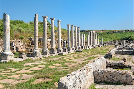 simsearch:841-03031208,k - Columned street leading to the Nymphaeum (Fountain), Perge, Antalya, Anatolia, Turkey, Asia Minor, Eurasia Photographie de stock - Rights-Managed, Code: 841-06805403