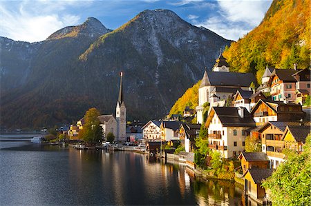 day - Hallstatt, UNESCO World Heritage Site, Salzkammergut, Austria, Europe Stock Photo - Rights-Managed, Code: 841-06805534