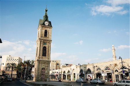 The Clock Tower in Old Jaffa, Tel Aviv, Israel, Middle East Stock Photo - Rights-Managed, Code: 841-06806283