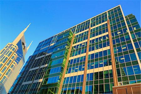 SunTrust Plaza and 333 Commerce Tower, Nashville, Tennessee, United States of America, North America Stock Photo - Rights-Managed, Code: 841-06806524