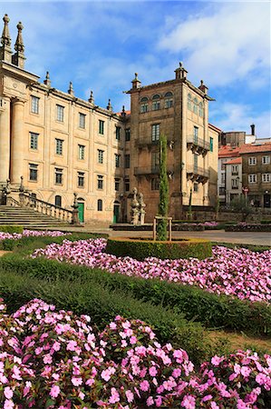 simsearch:841-06342155,k - Mosteiro de San Martino Pinario in Old Town, Santiago de Compostela, Galicia, Spain, Europe Stock Photo - Rights-Managed, Code: 841-06806573