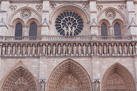 simsearch:841-06501064,k - The facade of Notre Dame de Paris cathedral, Paris, France, Europe Stock Photo - Rights-Managed, Code: 841-06807809
