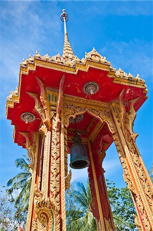 Karon Beach, Buddhist Temple, Phuket Island, Phuket, Thailand, Southeast Asia, Asia Stock Photo - Rights-Managed, Code: 841-06807975