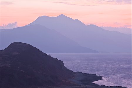 simsearch:841-06449943,k - The Sound of Sleat during sunrise from the Isle of Skye, Inner Hebrides, Scotland, United Kingdom, Europe Stock Photo - Rights-Managed, Code: 841-07084262