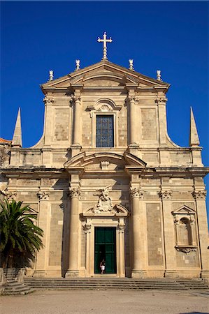 simsearch:841-06807616,k - Jesuit Church of St. Ignatius, Dubrovnik, Croatia, Europe Stock Photo - Rights-Managed, Code: 841-07081008