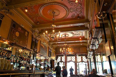 Interior of Cafe Brasileira, Chiado, Lisbon, Portugal, South West Europe Stock Photo - Rights-Managed, Code: 841-07081045