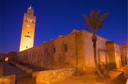 Koutoubia Mosque, UNESCO World Heritage Site, Marrakech, Morocco, North Africa, Africa Stock Photo - Rights-Managed, Code: 841-07081082