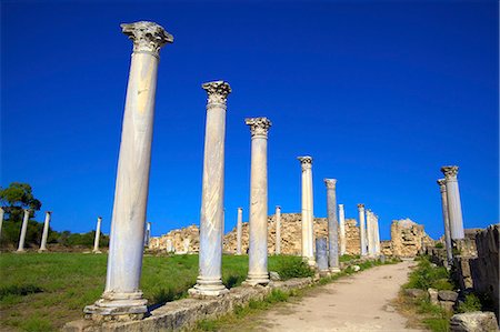 Colonnades of the Gymnasium, Salamis, North Cyprus, Cyprus, Europe Stock Photo - Rights-Managed, Code: 841-07081126