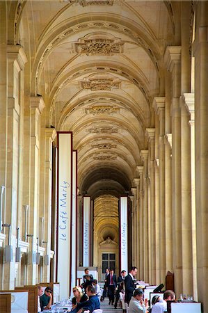 Restaurant at Louvre Museum, Paris, France, Europe Foto de stock - Con derechos protegidos, Código: 841-07081206