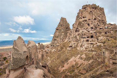 Uchisar, Cappadocia, UNESCO World Heritage Site, Anatolia, Turkey, Asia Minor, Eurasia Stock Photo - Rights-Managed, Code: 841-07081395