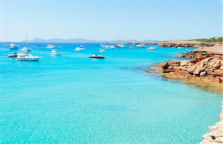 simsearch:841-07081635,k - Formentera turquoise waters, Formentera, Balearic Islands, Spain, Mediterranean, Europe Stock Photo - Rights-Managed, Code: 841-07081972
