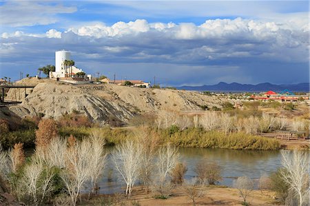 St. Thomas Indian Mission and Colorado River, Yuma, Arizona, United States of America, North America Stock Photo - Rights-Managed, Code: 841-07082586