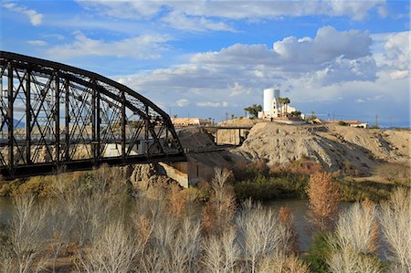 St. Thomas Indian Mission and Railway Bridge, Yuma, Arizona, United States of America, North America Stock Photo - Rights-Managed, Code: 841-07082587
