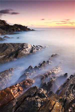 simsearch:841-07082971,k - Rocky coast at sunset, Leas Foot Sand, Thurlestone, South Hams, Devon, England, United Kingdom, Europe Stock Photo - Rights-Managed, Code: 841-07082910