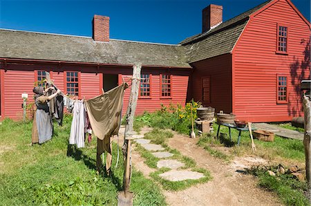 peg - Recreating past times at Old Sturbridge Village, a living history museum depicting early New England life from 1790 to 1840 in Sturbridge, Massachusetts, New England, United States of America, North America Stock Photo - Rights-Managed, Code: 841-07083090