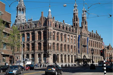 Magna Plaza, a former post office building built in the 19th century, now a shopping centre, Amsterdam, Netherlands, Europe Stock Photo - Rights-Managed, Code: 841-07083138