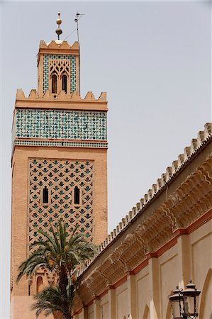 Kasbah mosque, UNESCO World Heritage Site, Marrakech, Morocco, North Africa, Africa Photographie de stock - Rights-Managed, Code: 841-07083299
