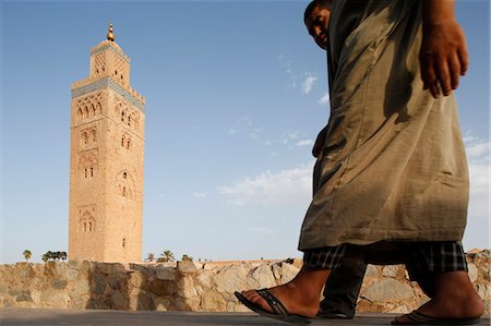 Koutoubia mosque and minaret, UNESCO World Heritage Site, Marrakech, Morocco, North Africa, Africa Stock Photo - Rights-Managed, Code: 841-07083301