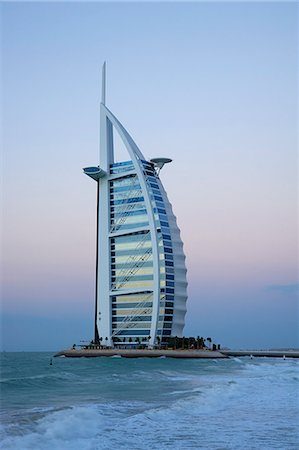 dubai - Burj Al Arab hotel, Jumeirah, Dubai, United Arab Emirates, Middle East Stock Photo - Rights-Managed, Code: 841-07083866
