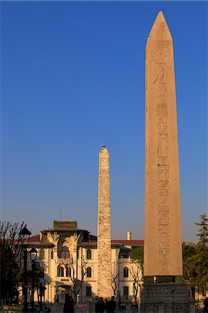 Obelisk of Theodosius in foreground with the Walled Obelisk in the background, Istanbul, Turkey, Europe Stock Photo - Rights-Managed, Code: 841-07204365