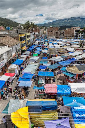 ecuador otavalo market - Otavalo market, Imbabura Province, Ecuador, South America Stock Photo - Rights-Managed, Code: 841-07204392
