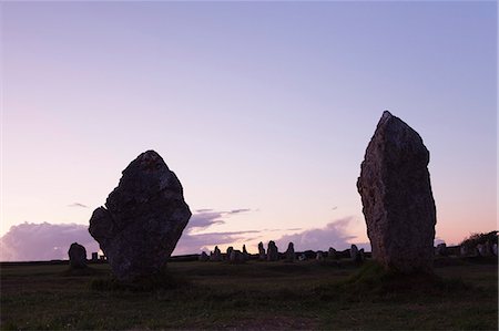 simsearch:841-07540886,k - Megaliths of Alignements de Lagatjar, Camaret, Rade de Brest, Brittany, France, Europe Stock Photo - Rights-Managed, Code: 841-07204524
