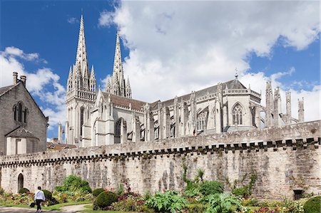 simsearch:841-06501064,k - Saint Corentin Cathedral, Quimper, Finistere, Brittany, France, Europe Stock Photo - Rights-Managed, Code: 841-07204586